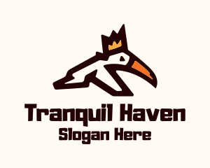 Crown Toucan Bird Logo