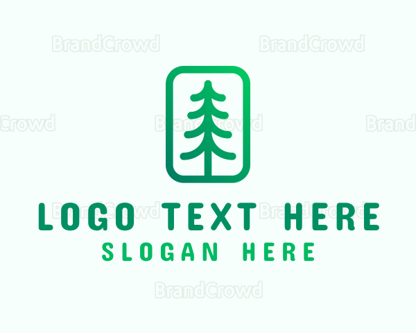 Pine Tree Planting Logo