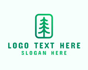 Forest - Pine Tree Planting logo design