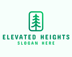 Tall - Pine Tree Planting logo design