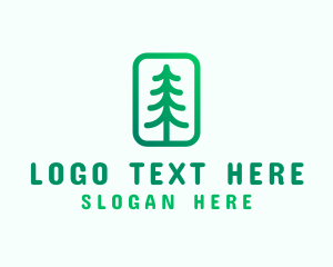 Tree Care - Pine Tree Planting logo design