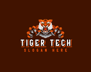 Fierce Tiger Claw logo design