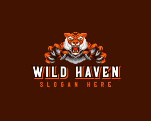 Fierce Tiger Claw logo design