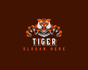 Fierce Tiger Claw logo design