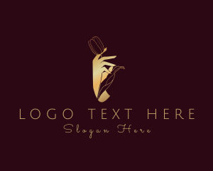Lux - Elegant Tulip Hand Spa logo design