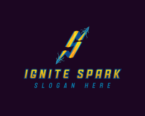 Spark - Lightning Bolt Spark logo design