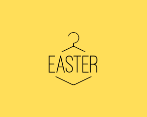 Clothing Store - Minimalist Hanger Clothing logo design