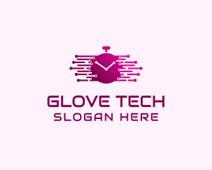 Tech Alarm Clock  logo design