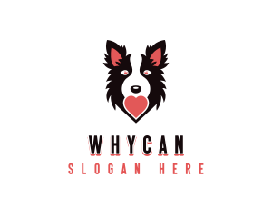 Veterinary - Border Collie Dog Veterinary logo design