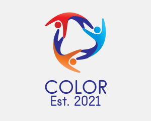 Colorful Humanitarian Charity logo design