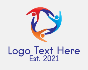 Volunteering - Colorful Humanitarian Charity logo design