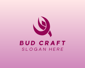 Human Florist Bud logo design