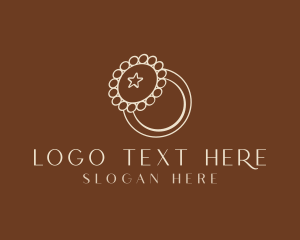 Adornment - Ring Jewelry Accessory logo design