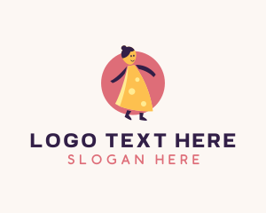 Food Blog - Woman Cheese Diner logo design