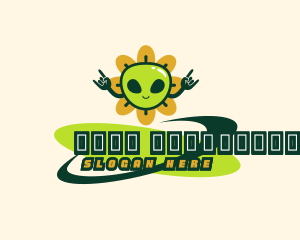 Florist - Flower Alien Martian logo design