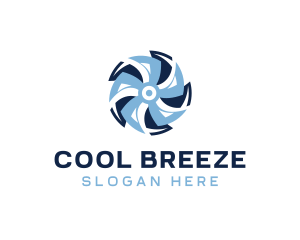 Fan - Industrial Fan Ventilation logo design