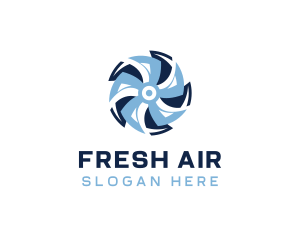 Industrial Fan Ventilation logo design