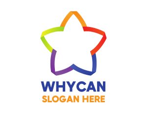 Spectrum - Colorful Cute Star logo design