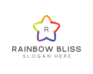 Colorful Cute Star logo design