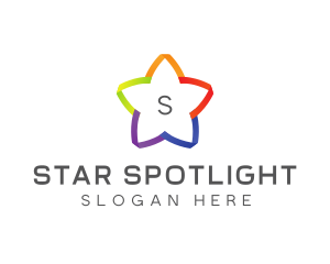 Colorful Cute Star logo design