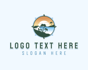 Island Beach Getaway logo design