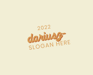 Retro Cursive Brand Logo