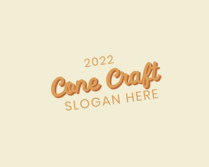 Retro Cursive Brand logo design