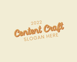 Retro Cursive Brand logo design