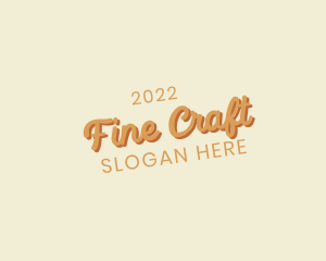 Retro Cursive Brand logo design