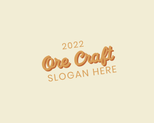 Retro Cursive Brand logo design