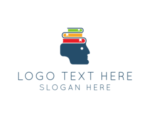 School - Human Book Knowledge logo design