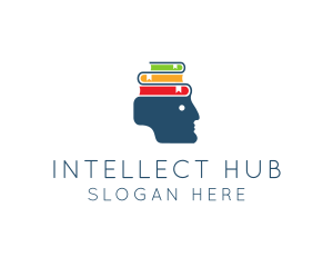 Knowledge - Human Book Knowledge logo design