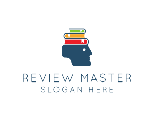 Review - Human Book Knowledge logo design