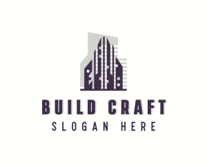 Skyscraper Building Property logo design