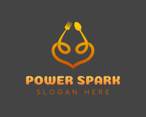 Spoon Fork Heart Logo