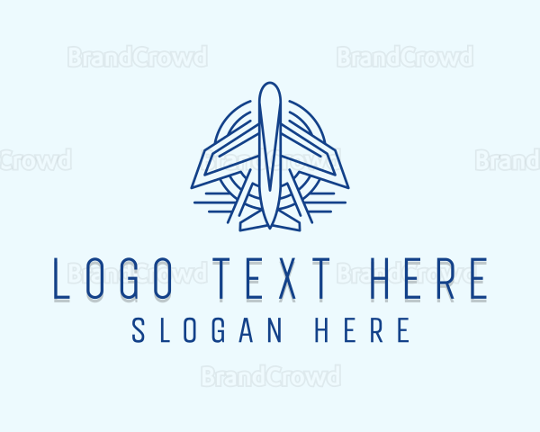 Airplane Airline Pilot Logo