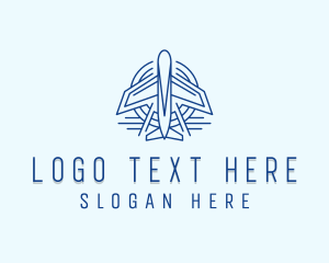 Logistics - Airplane Airline Pilot logo design