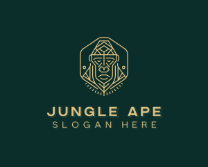 Gorilla Ape Crest logo design
