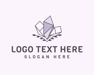 Luxury - Crystal Jewelry Wreath logo design
