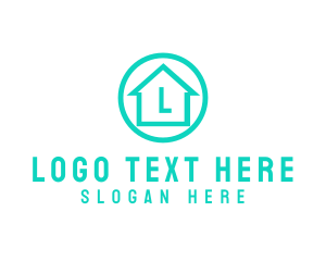 Lineart - House Realty Property logo design