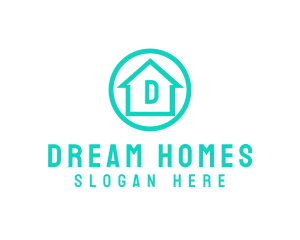 Villa - House Realty Property logo design