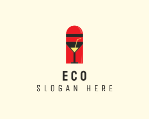 Liquor - Cocktail Shaker Bar logo design