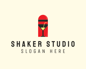 Shaker - Cocktail Shaker Bar logo design