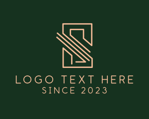 Financial - Professional Financial Tech Letter S logo design
