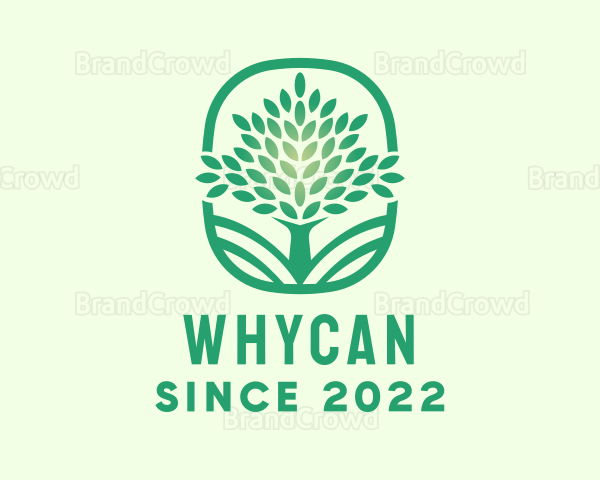 Landscaping Tree Plant Logo