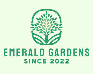 Landscaping Tree Plant logo design