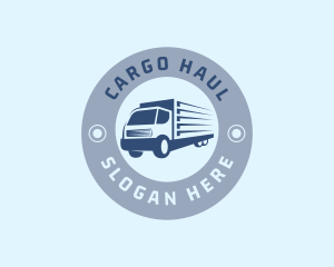 Logistics Truck Delivery logo design