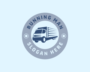 Truck - Logistics Truck Delivery logo design