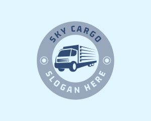 Logistics Truck Delivery logo design