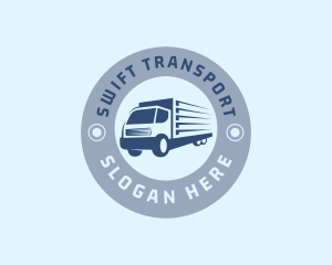 Logistics Truck Delivery logo design